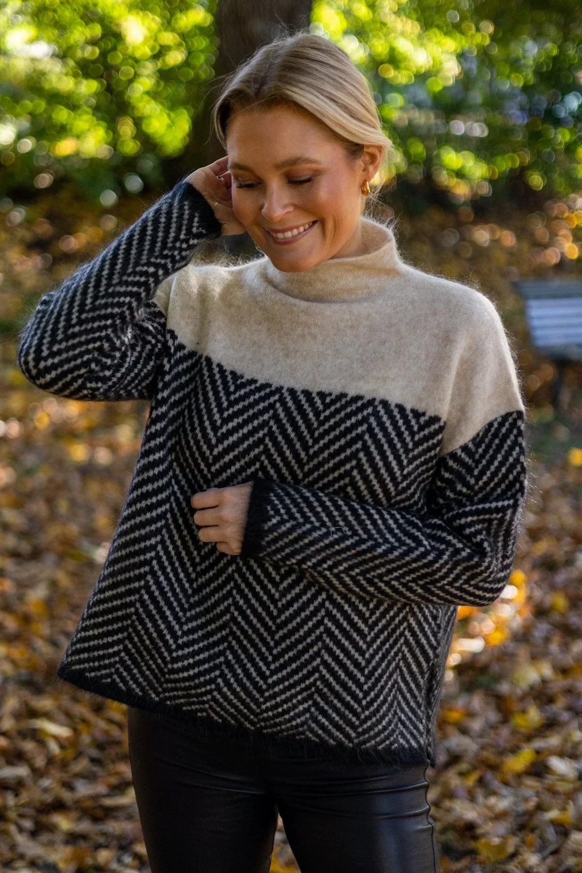 ADELIE | Premium Rollkragenpullover aus edlem Strick