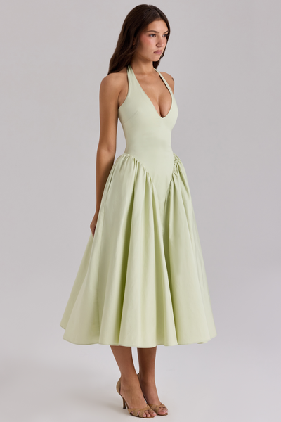 Liana™ | Gerafftes Midikleid