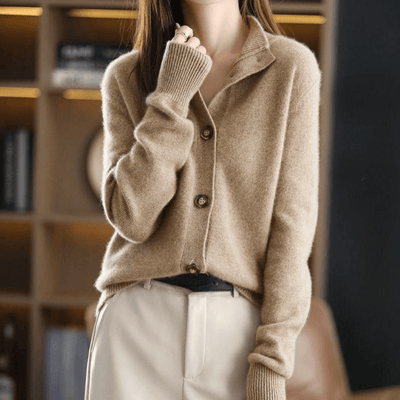 Anny - Luxuriöser Cashmere Strickcardigan