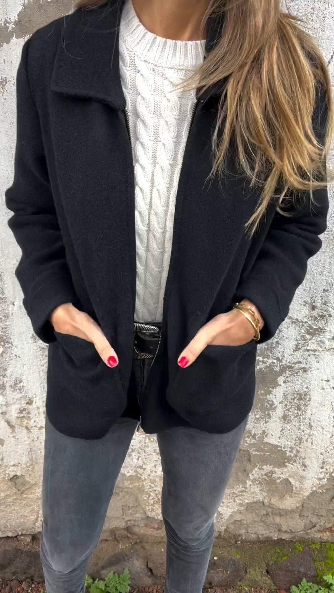 Napel™ | Elegante Strickjacke aus Wolle