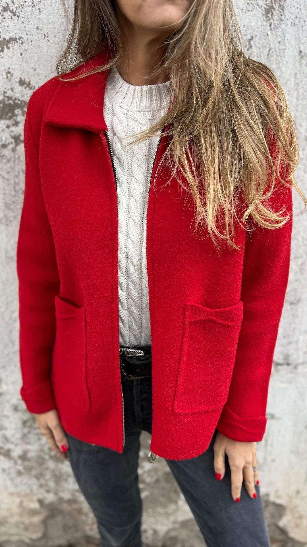 Napel™ | Elegante Strickjacke aus Wolle