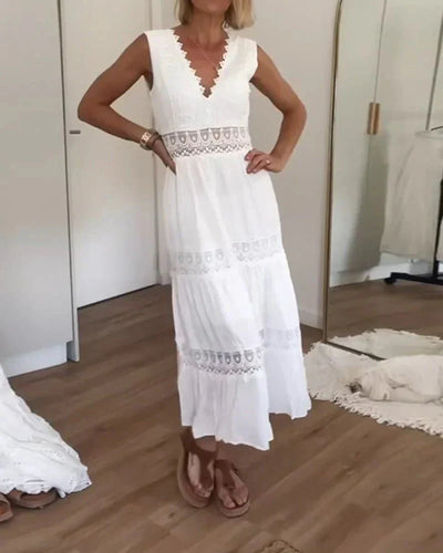 Rosalia - Elegantes und Langes Sommerkleid