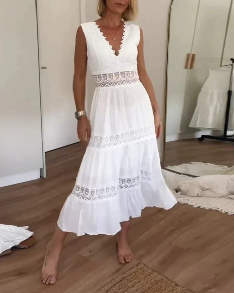 Rosalia - Elegantes und Langes Sommerkleid
