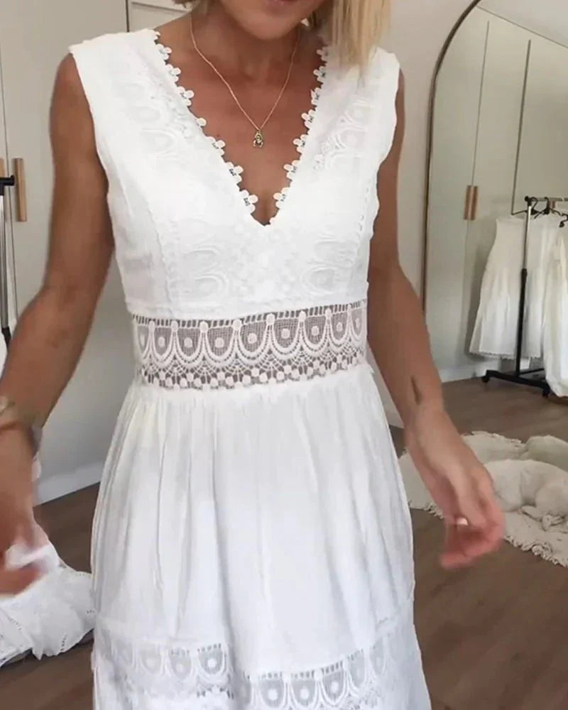 Rosalia - Elegantes und Langes Sommerkleid