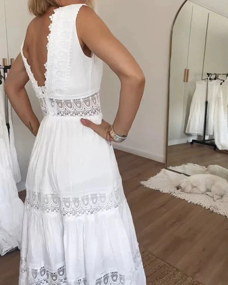 Rosalia - Elegantes und Langes Sommerkleid
