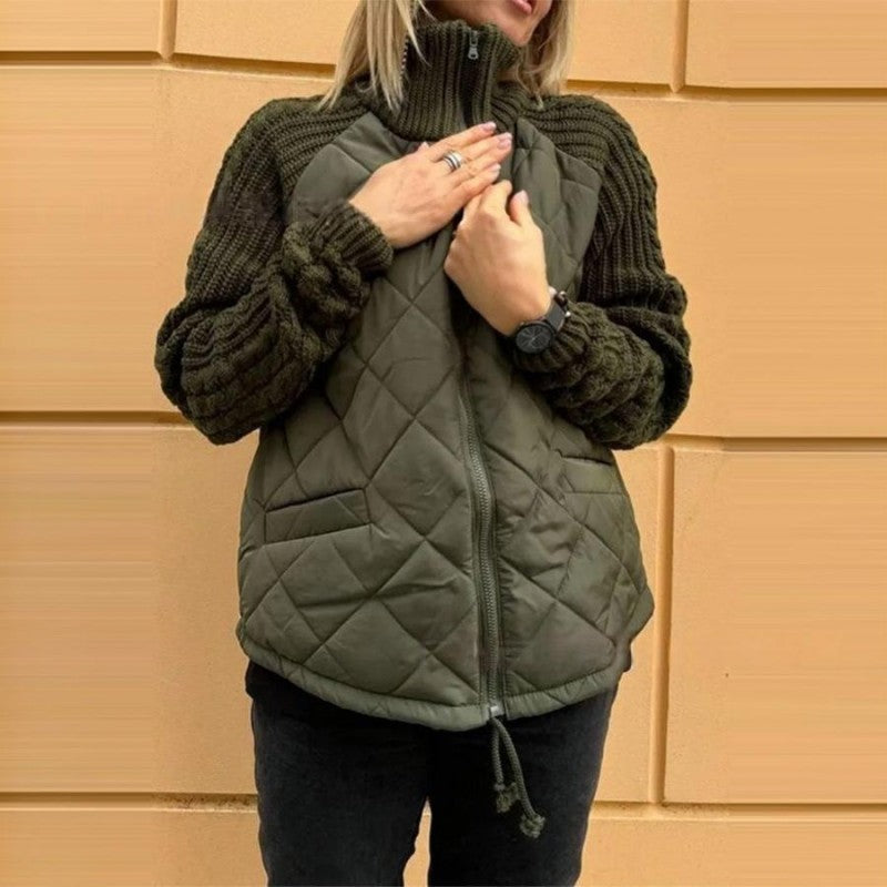 Vérane™ | Gestrickte Patchworkjacke