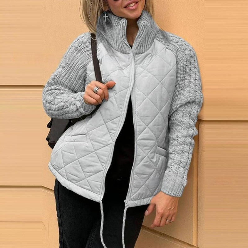 Vérane™ | Gestrickte Patchworkjacke