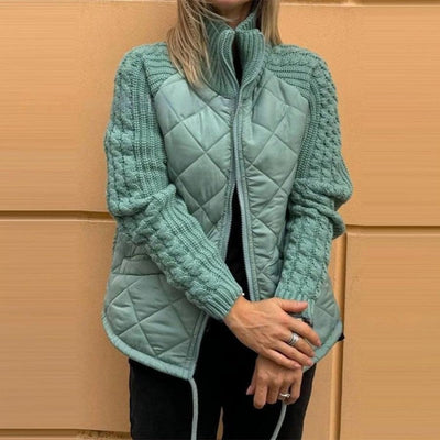 Vérane™ | Gestrickte Patchworkjacke