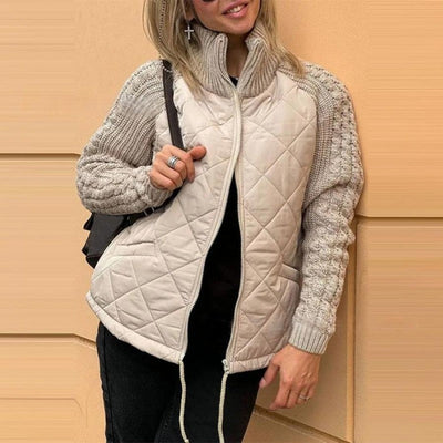 Vérane™ | Gestrickte Patchworkjacke