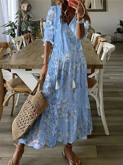 Dianna™ - Boho Kleid mit Bauchbedeckung