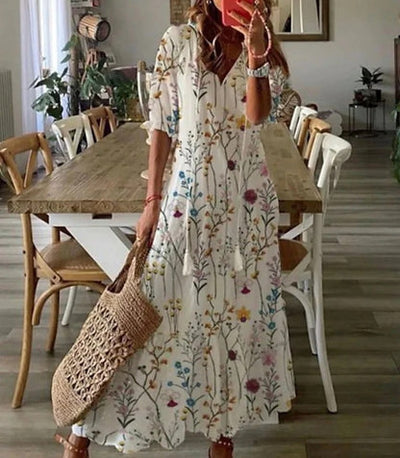 Dianna™ - Boho Kleid mit Bauchbedeckung