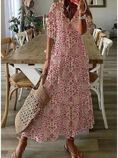 Dianna™ - Boho Kleid mit Bauchbedeckung