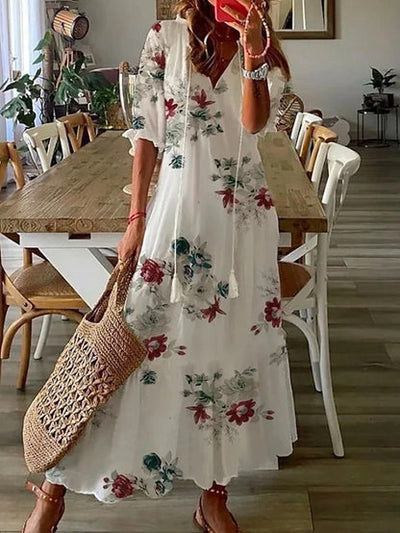 Dianna™ - Boho Kleid mit Bauchbedeckung